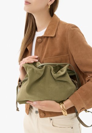 RYŁKO, R41025TB - Cross body bag - olive