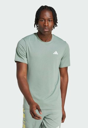 ESSENTIALS FEEL READY - Sportska majica - silver green   white
