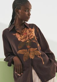 Next LONG SLEEVE - Košilová halenka  - brown rose