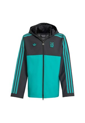 LIVERPOOL FC TERRACE ICONS   - Club wear - black   sea green