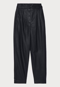 TROUSER - Lederhose - black beauty