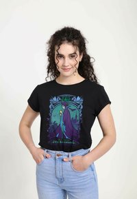 Henry Tiger SLEEPING BEAUTY MALEFICENT THE SORCERESS - T-shirt med print - black