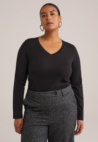 CURVE - Camiseta de manga larga - black