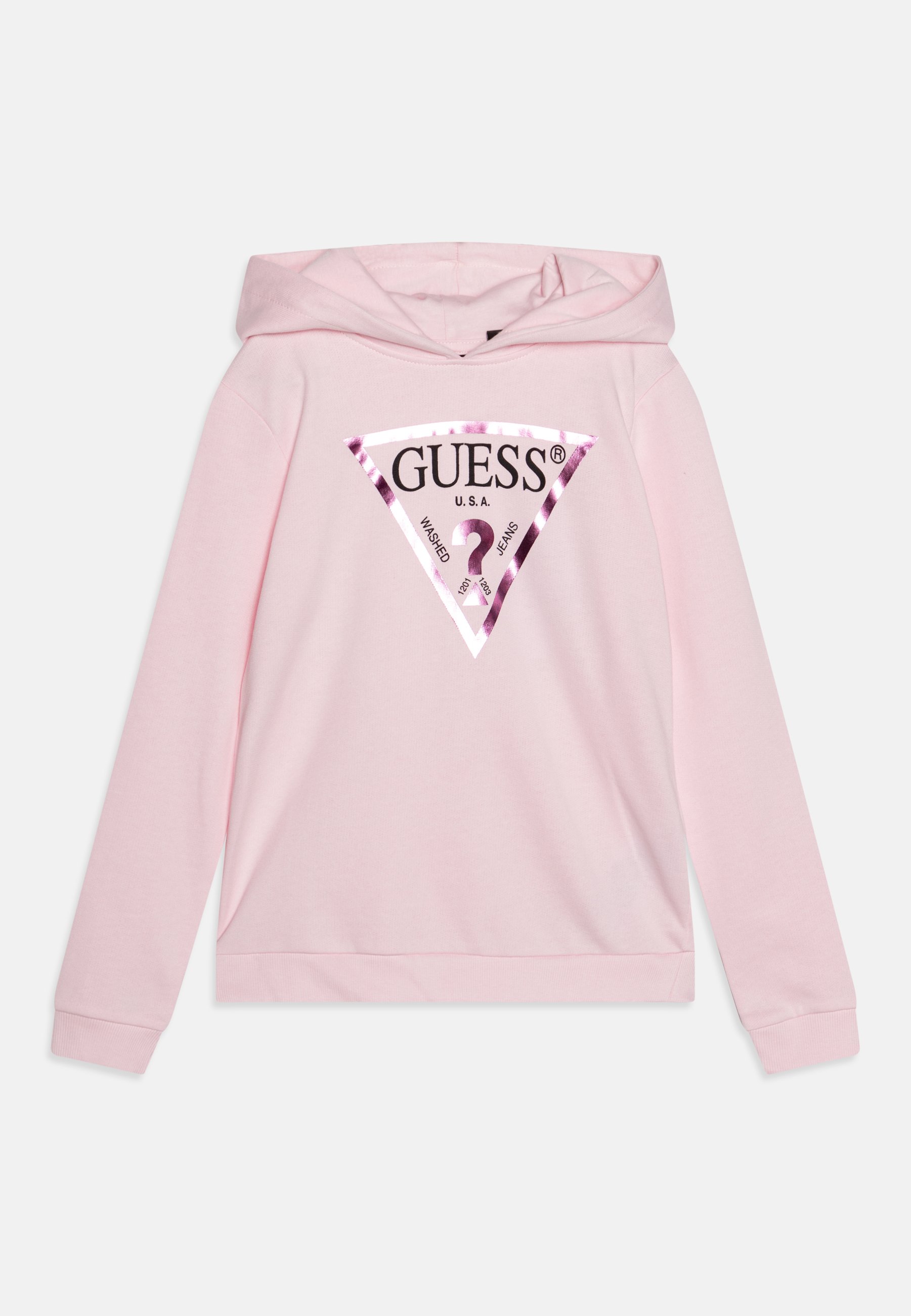 Guess JUNIOR HOODED CORE Felpa ballet pink/fuxia
