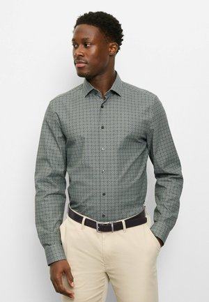 BODY FIT BUSINESS MODERN KENT - Shirt - grau-grün