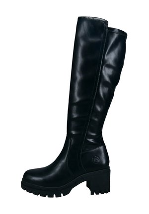 bugatti, BUGATTI LANGSCHAFTSTIEFEL - Plateaustiefel - schwarz