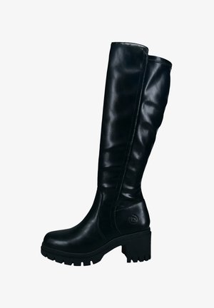 bugatti, BUGATTI LANGSCHAFTSTIEFEL - Plateaustiefel - schwarz