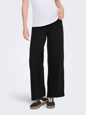 ONLY MATERNITY Široke hlačnice - washed black