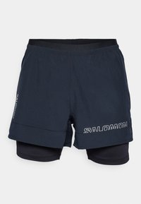 Salomon CROSS 2IN1 SHORTS M Kurze Sporthose deep black