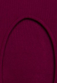 adL BACKLESS LONG SLEEVE - Maglione - damson