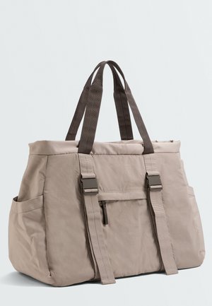OYSHO, ADJUSTABLE STRAP TOTE BAG - Cabas - light brown