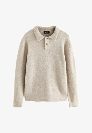 RELAXED FIT BOUCLÉ TEXTURE - Pólóing - neutral