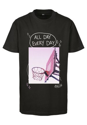 ALL DAY EVERY DAY  TEE - T-shirts med print - black
