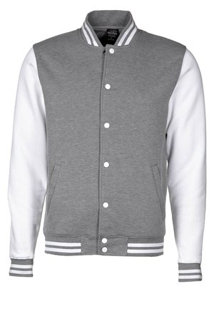 CONTRAST COLLEGE - Korte jassen - grey/white