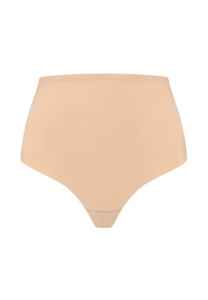 Slip a vita alta in una tonalità nuda, realizzato in tessuto liscio e elasticizzato con un design senza cuciture e cuciture minime per il massimo comfort.