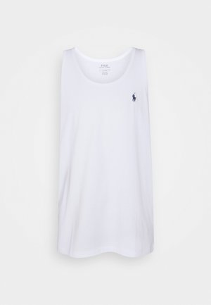 WASHED JERSEY TANK - Top - white