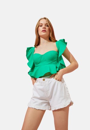 Jeansshorts - off white