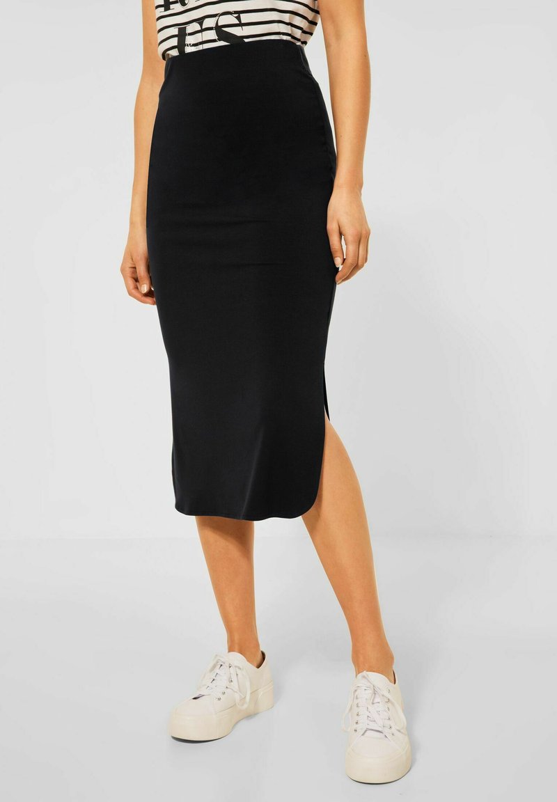Damen Jeansröcke | Street One IN UNIFARBEBleistiftrockblau/dunkelblau - DP46679 Damen Jeansröcke | Street One IN UNIFARBEBleistiftrockblau/dunkelblau - DP46679