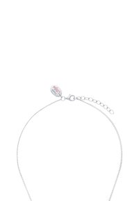Collana in argento caratterizzata da un design fine e delicato. Include un chiusura a moschettone e una catena di estensione per lunghezza regolabile.