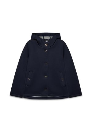 Fiorella Rubino, GIACCA CON CAPPUCCIO - Let jakke / Sommerjakker - blu