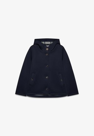 Fiorella Rubino, GIACCA CON CAPPUCCIO - Let jakke / Sommerjakker - blu