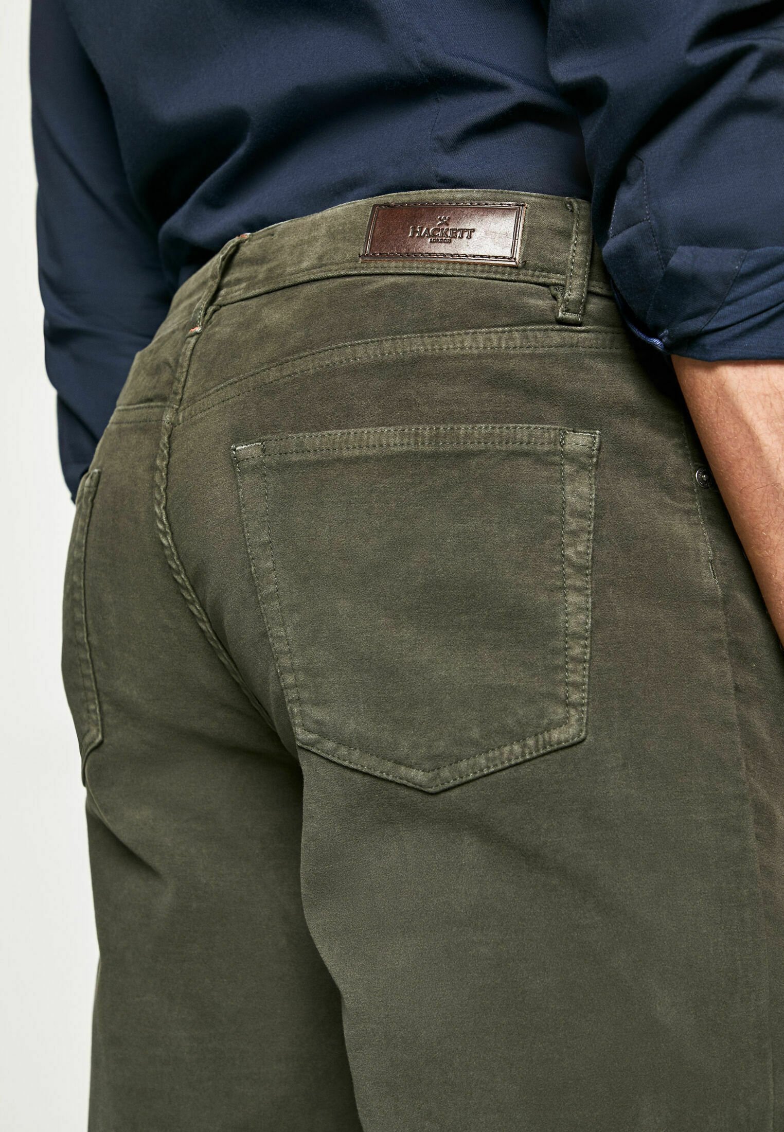 Hackett London MOLESKIN - Pantalones - forest green/verde abeto - Zalando.es