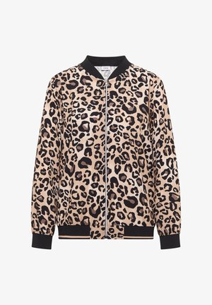 Cecil, LEICHTER BLOUSON MIT ZIPPER UND LEO-PRINT - Blouson Bomber - urban taupe