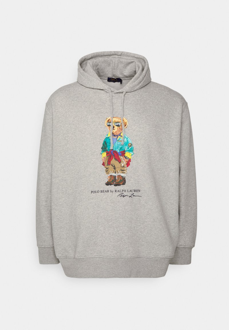 Polo Ralph Lauren Big u0026 Tall POLO BEAR FLEECE HOODIE - Hoodie - grey -  Zalando.de