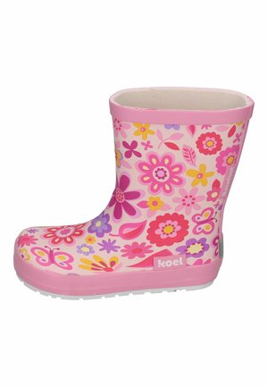 FLOWERS - Gummistiefel - fuchsia flowers