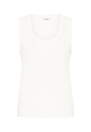 Soaked in Luxury, SLCOSETTA V-NECK TANK - Top - broken white