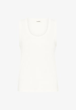 Soaked in Luxury, SLCOSETTA V-NECK TANK - Top - broken white