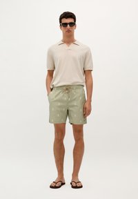 Scalpers SKULL - Șorturi de baie - light khaki