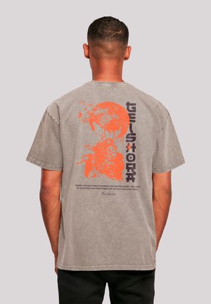 GEISHORA JAPAN STREETSTYLE - T-Shirt print - asphalt