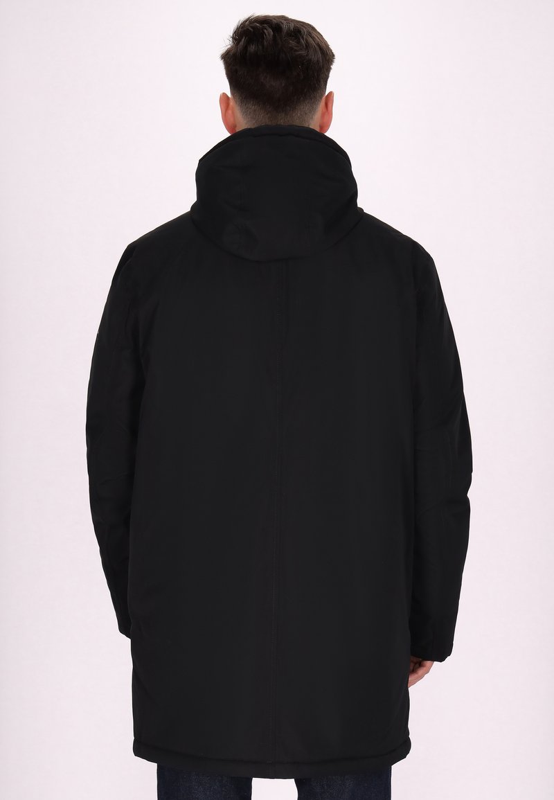 Parka D'hiver DreiMaster Classique Femme Noir - Taille L, B-WARE (manque Un Bouton)