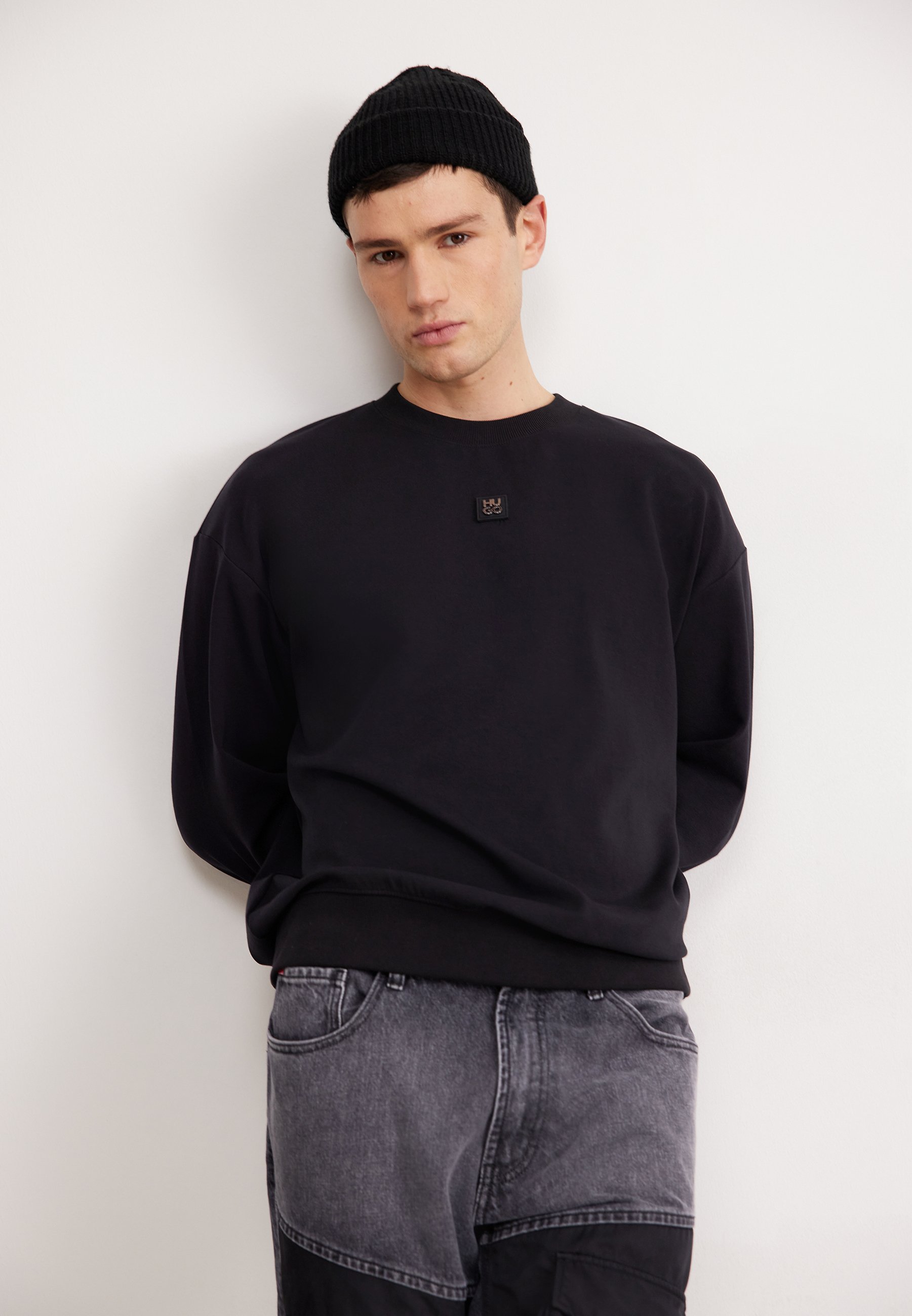 スウェット・トレーナー Hugo Boss 'Dettil' sweatshirt HUGO BOSS 'Dettil' sweatshirt Black (Hugo Boss/スウェット