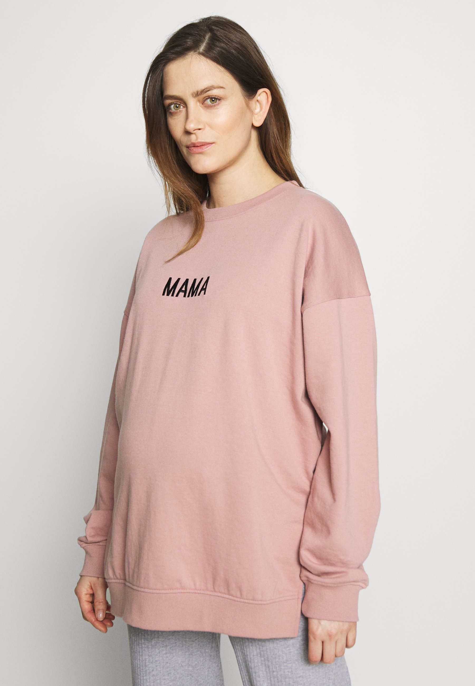Missguided Maternity MAMA Sweatshirt rose pinklyserosa Missguided Maternity Joggebukse - rose pink