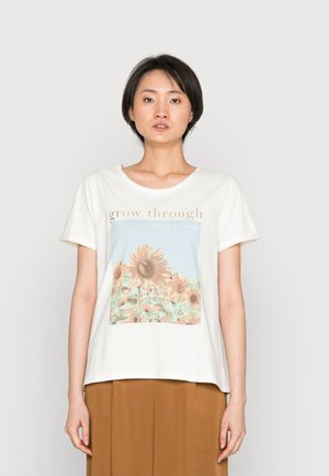 CRNICOLINE - T-shirt con stampa - eggnog