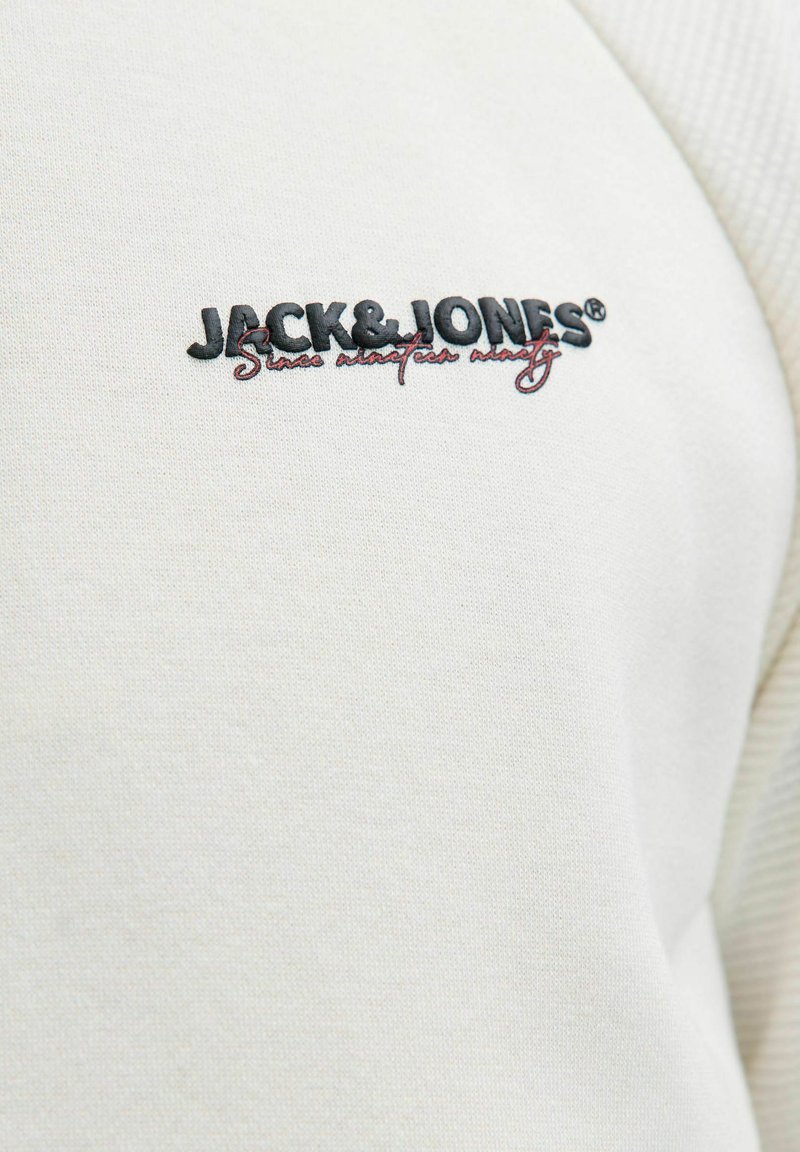Jack Jones Sweat zippé antique white/beige ZALANDO