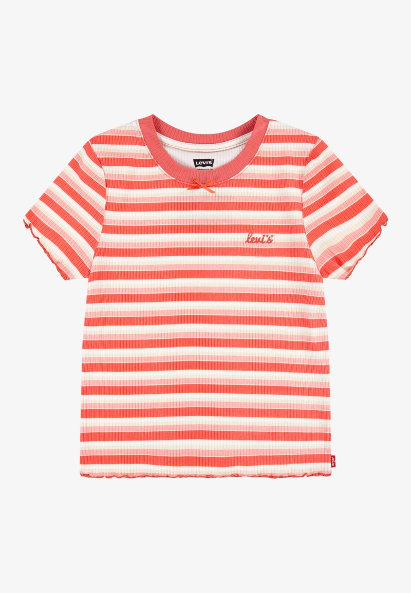 Levi’s® T-shirt print donkerroze