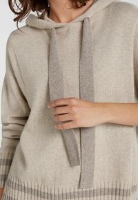 Oui Felpa con cappuccio - stone
