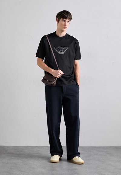Emporio Armani Trükipildiga T-särk - black
