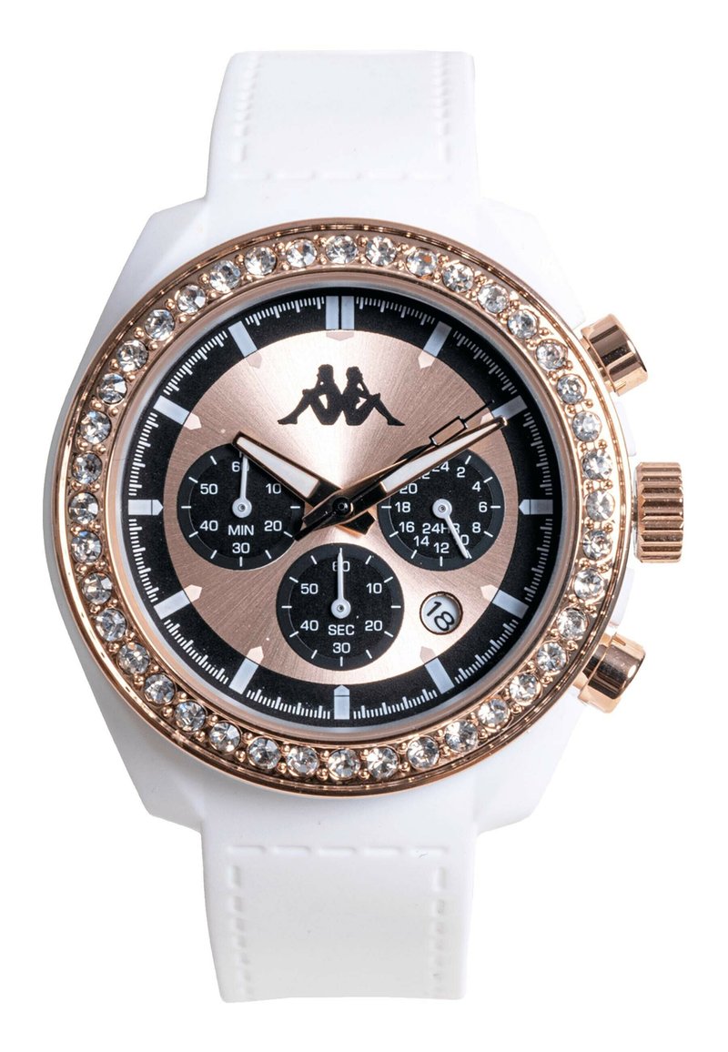 Kappa CHRONO RUSH - Cronografo - white rosegold coloured