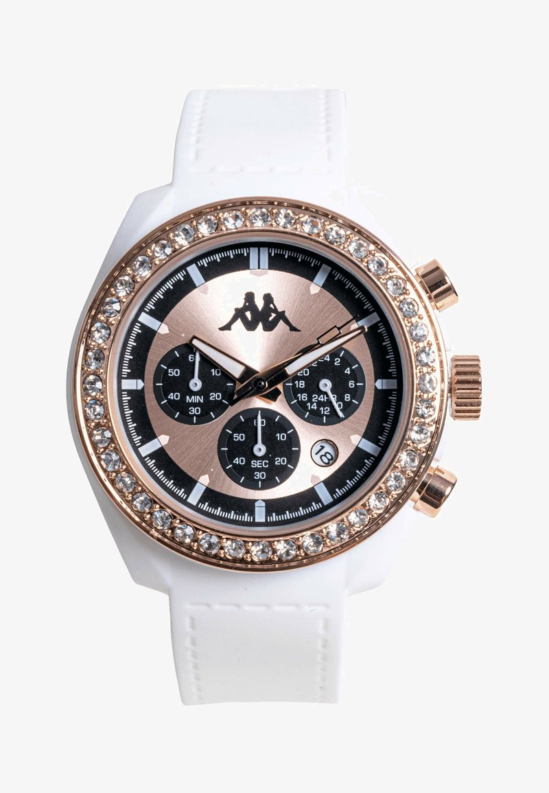 Kappa CHRONO RUSH - Cronografo - white rosegold coloured