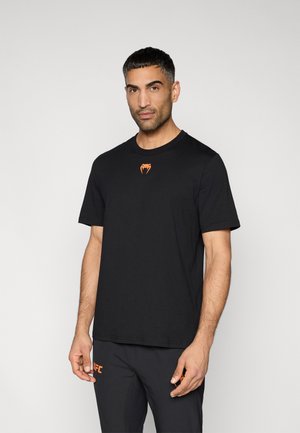 UFC ZENITH FIGHT WEEK PLAIN VERSION MENS  - Lihtne T-särk - black/orange