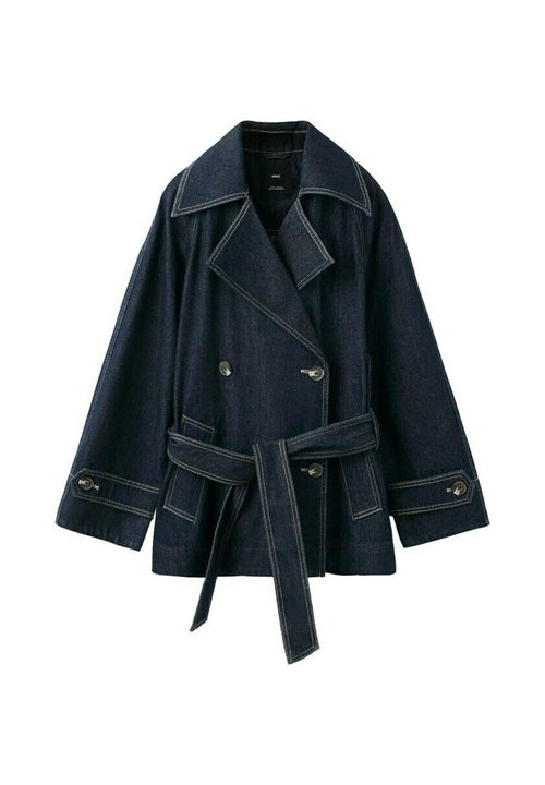 Mango Palton scurt - dark blue