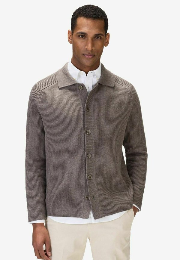 MILO - Strickjacke - taupe