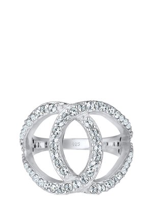 KNOTTED LOVE - MIT KRISTALLEN VON SWAROVSKI® - Ringe - weiß