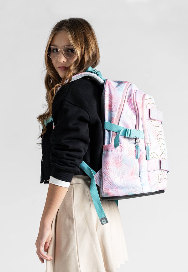 3 SET ERGONOMISCHE SKATE  – Schulranzen Set – rosa