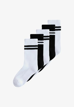 Next 5 PACK - Ponožky - black white