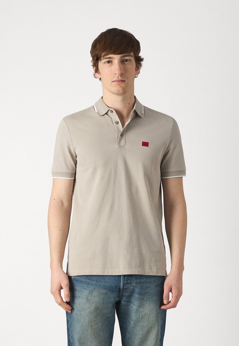 HUGO - DERESINO - Poloshirt - light/pastel grey, Vergrößern